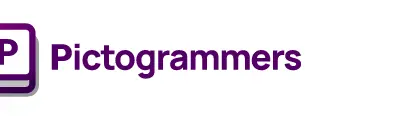 Pictogrammers logo with a section cropped