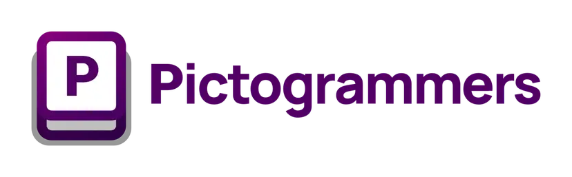 Pictogrammers Logo on Yellow Background