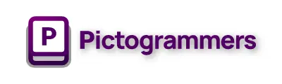 Pictogrammers logo with a shadow