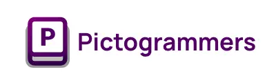Pictogrammers logo with recreated wordmark